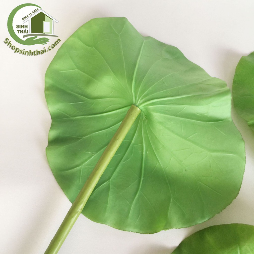 Lá sen giả - cành lá sen cao cấp - 1 lá