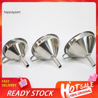Phễu Rót Chất Lỏng Bằng Thép Không Gỉ 11 / 13 / 15cm