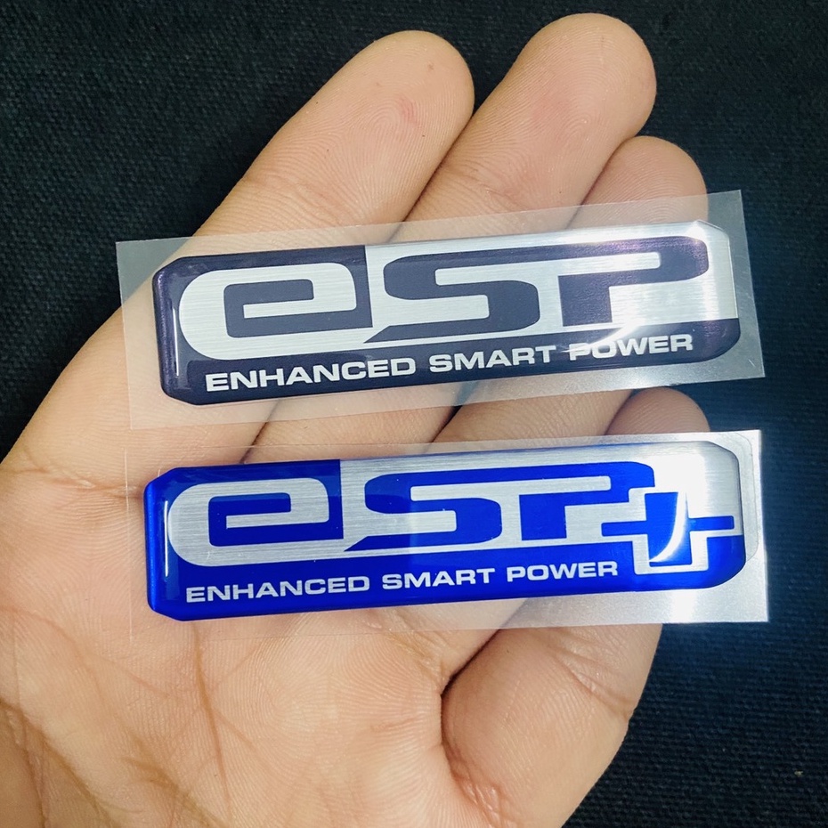 Tem logo nhựa nổi Fi dán đầu đèn, Esp dán pô e chuẩn zin sử dụng dán các dòng xe HONDA, YAMAHA