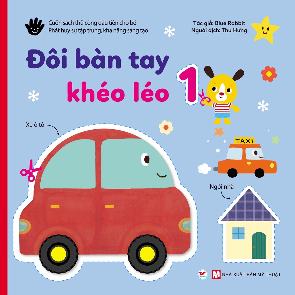 Combo 5 Sách thủ công - Đôi bàn tay khéo léo (Tặng kèm kéo an toàn)