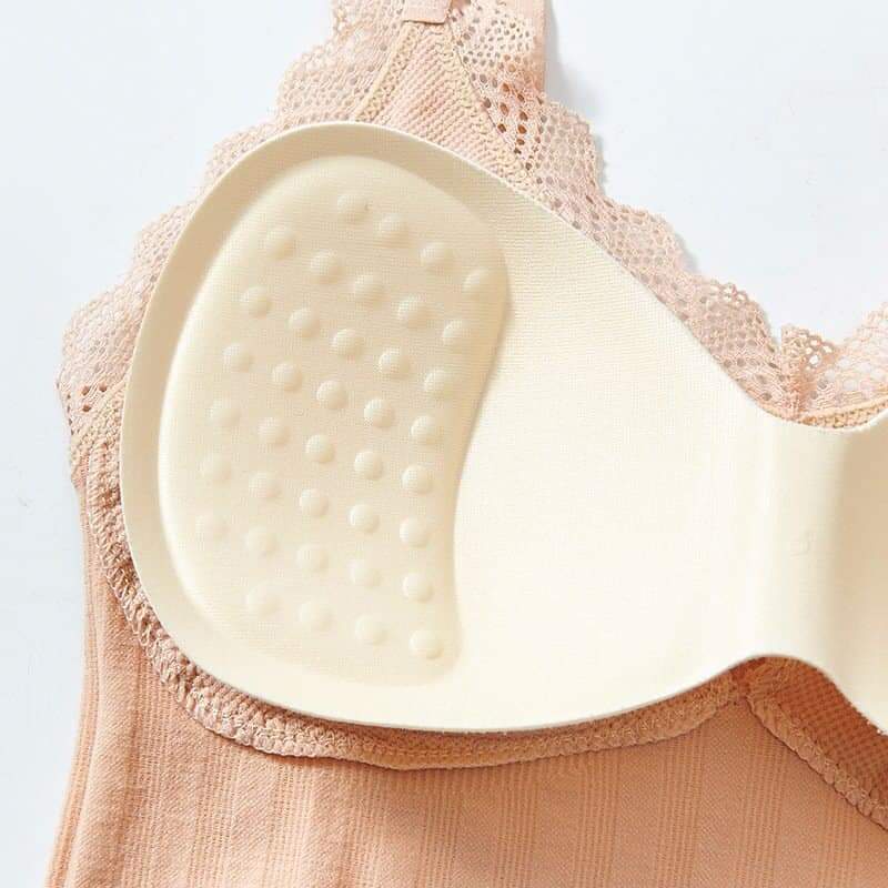 Bra nữ ren 2 dây dáng dài, áo lót nữ 2 dây ren tập gym, kiểu áo ngủ, đồ mặc nhà mặc kèm vest nữ