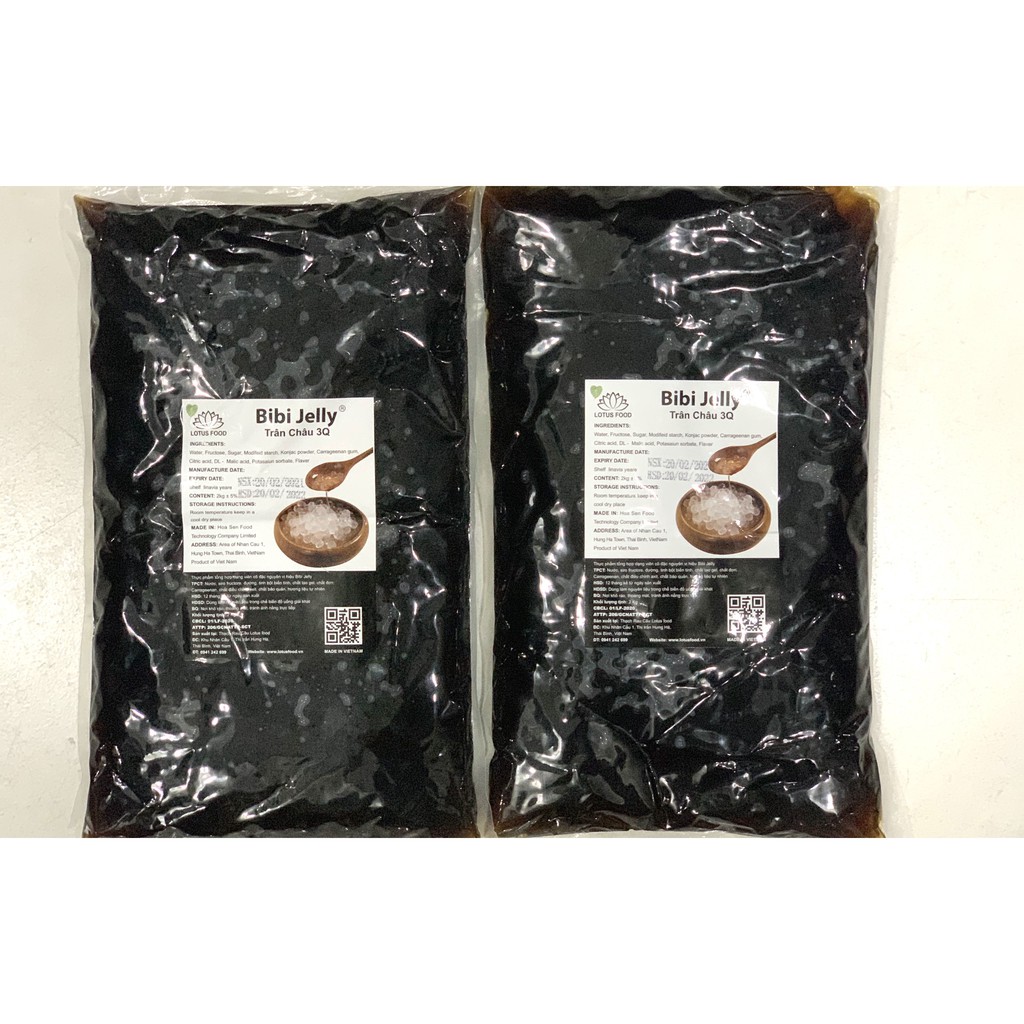 Thạch Trân Châu 3Q BiBi Jelly Việt Nam 2kg