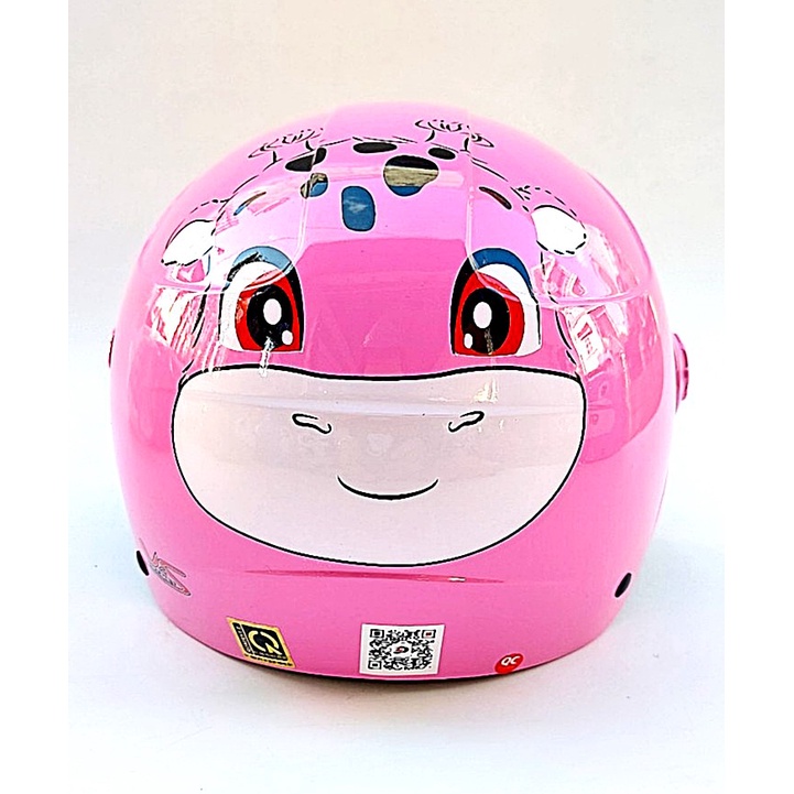Mũ bảo hiểm cho bé hình động vật ViVi có kính - siêu xinh - Dành cho bé từ 5 đến 12 tuổi - V&amp;S Helmet