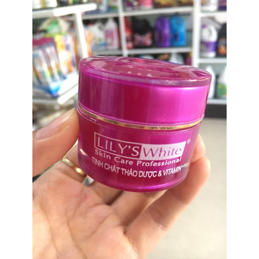 Kem dưỡng trắng da thảo dược vitamin - Lily's White CHÍNH HÃNG