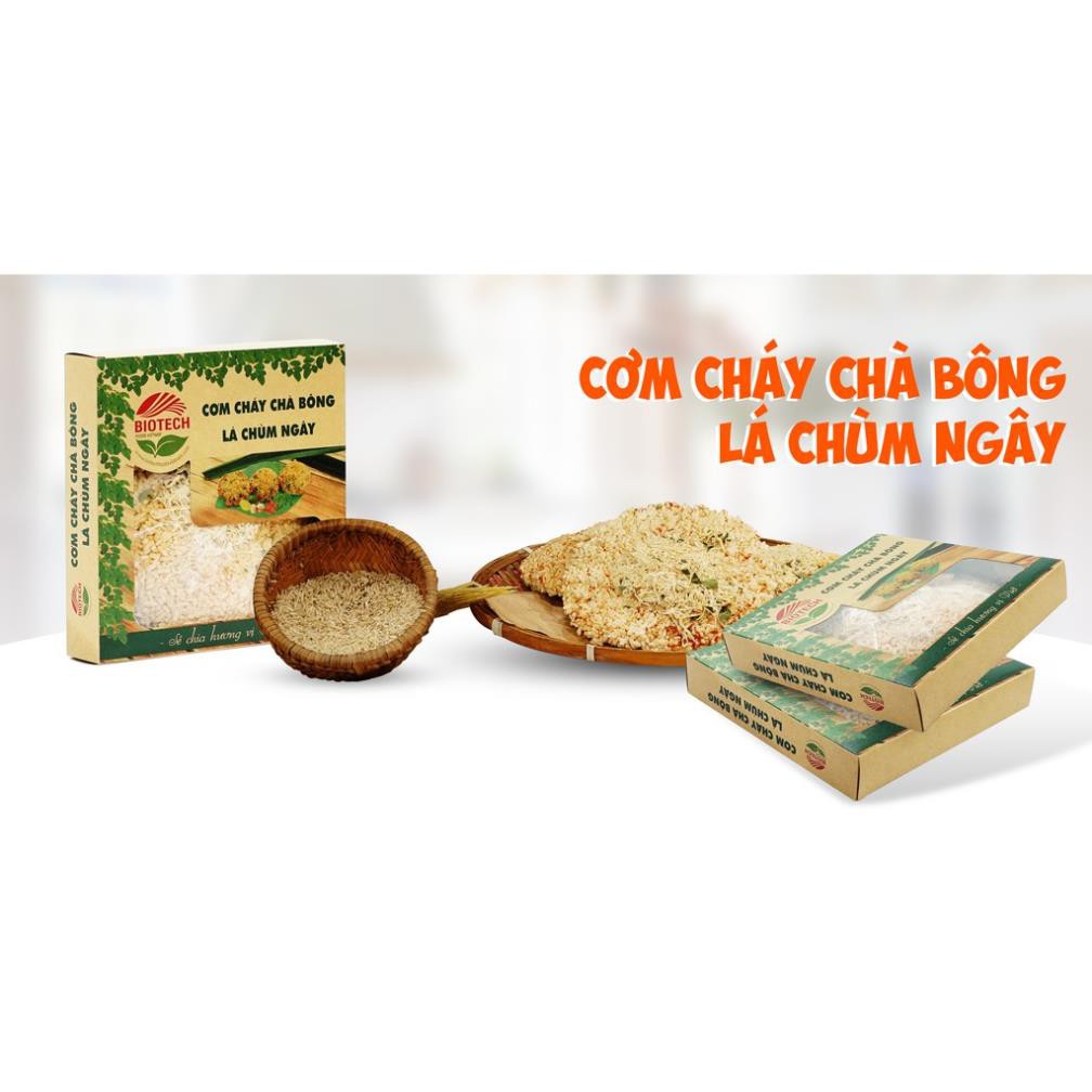 BIOTECH_Hộp cơm cháy chà bông lá chùm ngây 150g/túi