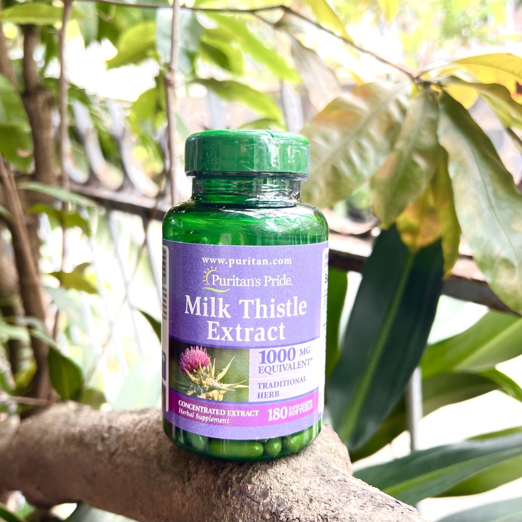 Bổ gan Milk Thistle Extract 1000mg 180 viên Mỹ