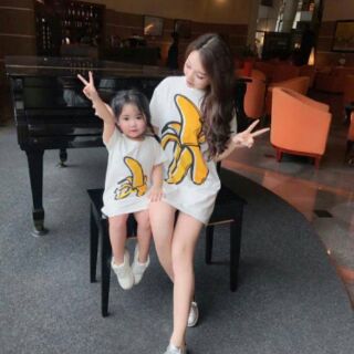 Đầm suông thun Mẹ và bé (set 2 đầm)