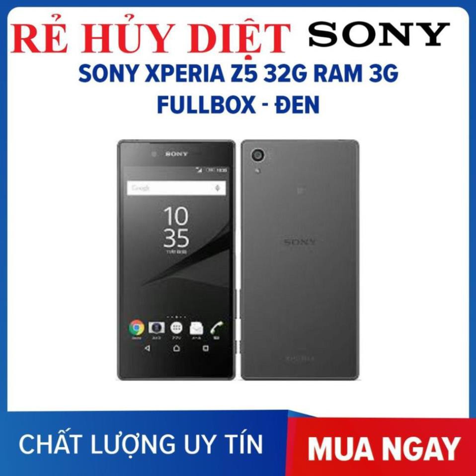 điện thoại Sony Xperia Z5 ram 3G/32G mới Chính hãng, chiến game siêu mượt