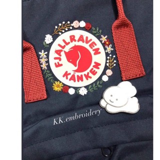 Balo Kanken Classic thêu hoa
