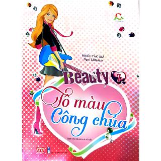 Sách - beauty - tô màu công chúa