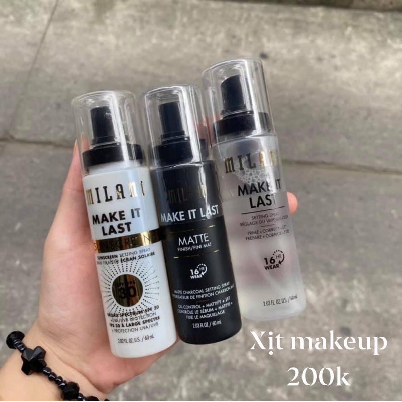 Xịt Giữ Nền Makeup Milani và Nyx | BigBuy360 - bigbuy360.vn