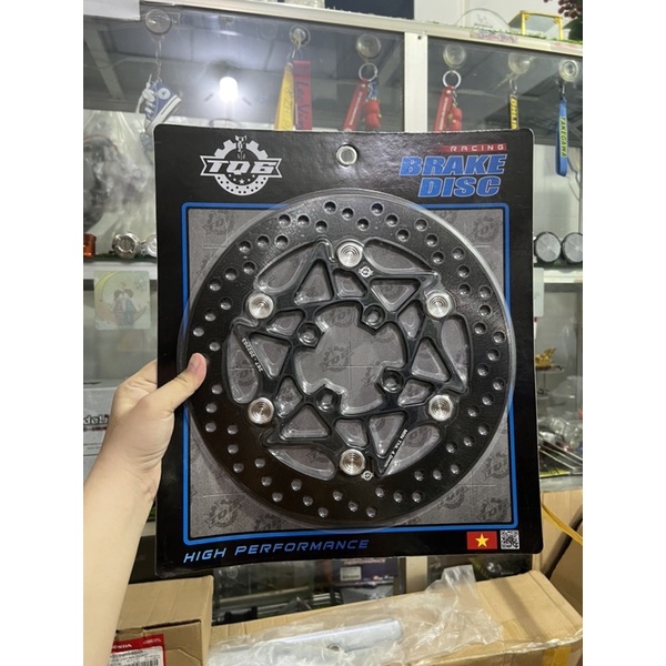 Đĩa TQ6 lòng nhôm size 267mm gắn xe máy