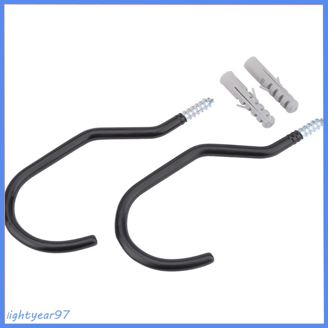 Bộ 2 Móc Treo Xe Đạp Gắn Tường Dễ Lắp Đặt Tiện Dụng