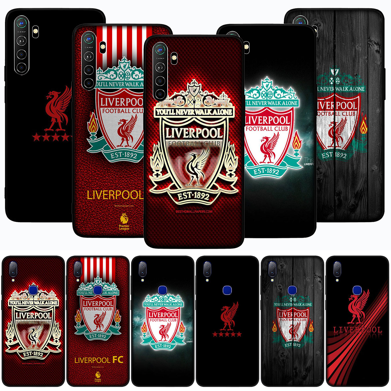 Mềm Ốp Điện Thoại Silicon In Logo Liverpool Màu Đỏ Cho Oppo Reno 5 4 3 Pro A77 A57 A39 F3 F5 Reno5 Reno4 Reno3