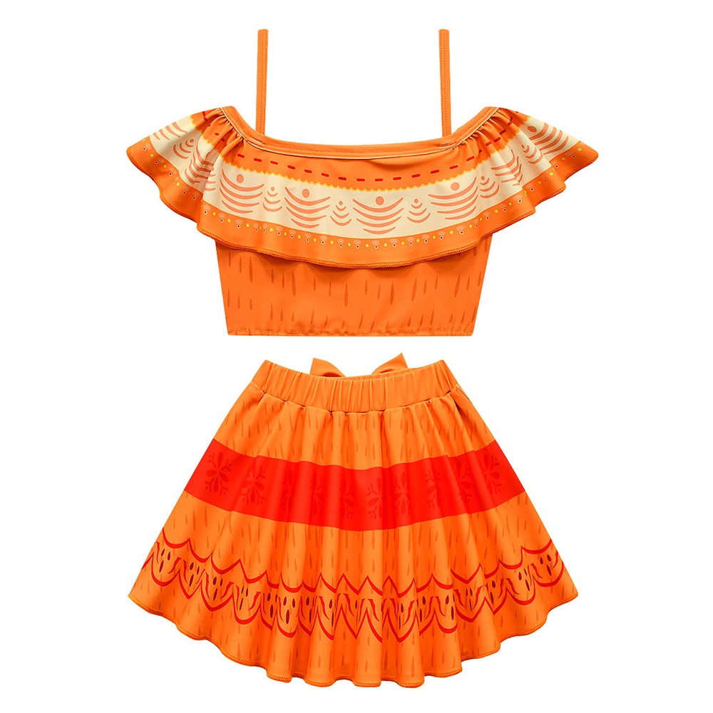 Bộ Đồ Bơi Hai Mảnh Hóa Trang Nhân Vật Hoạt Hình Dễ Thương Cho Bé Gái