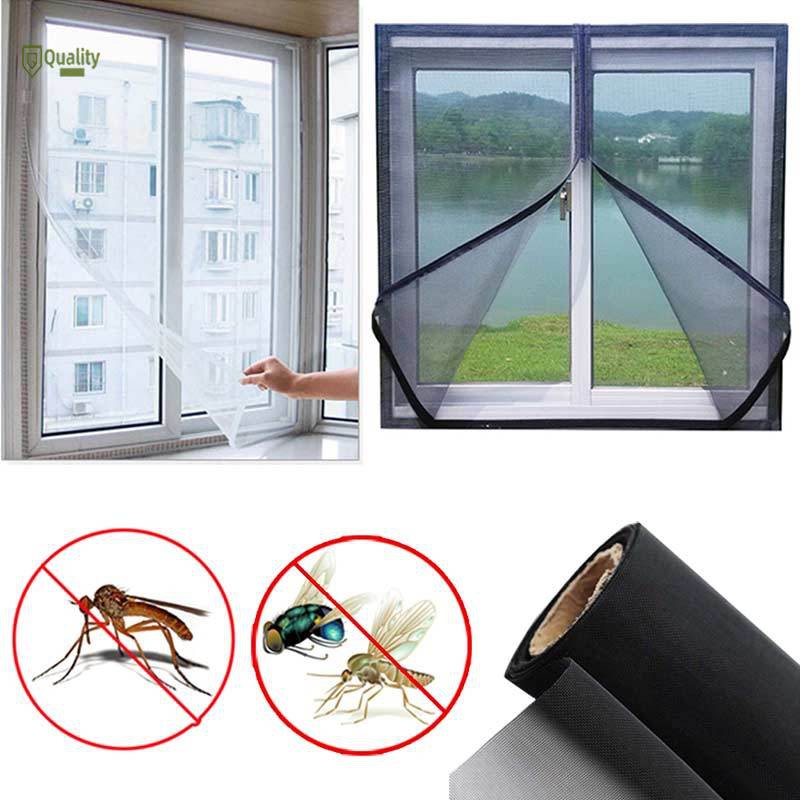 200cm*150cm/130cm*150cm DIY Flyscreen Curtain Insect Fly Mosquito Bug Window Mesh Screen