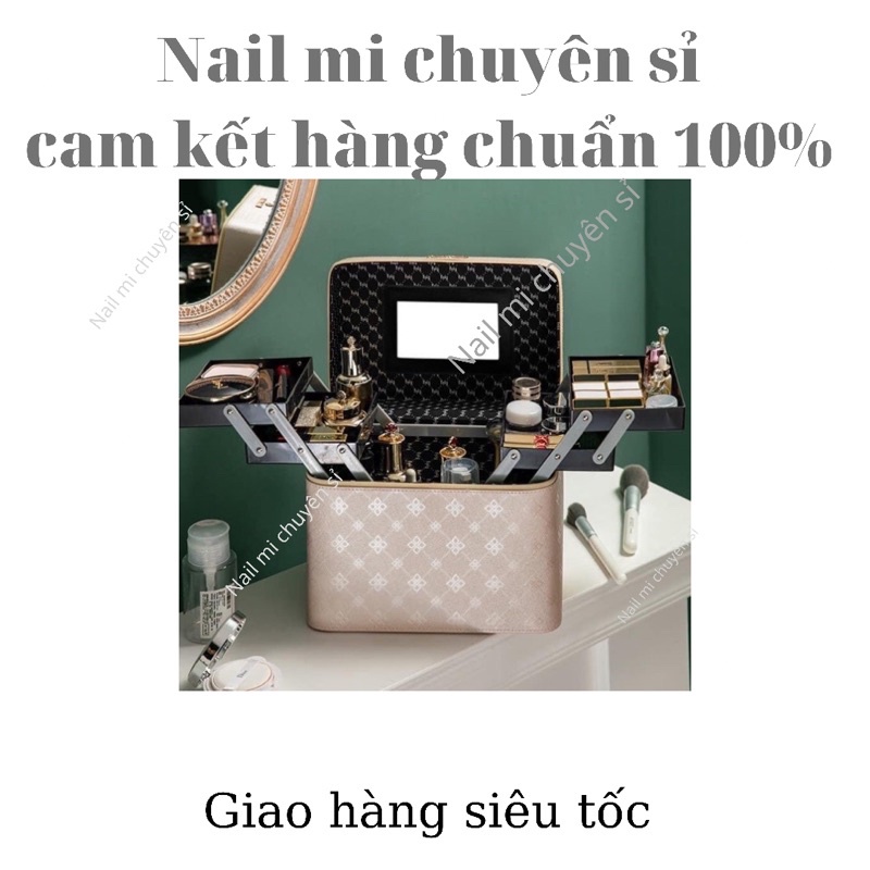 Cốp đựng đồ nail , mi , phun xăm mở ngang 280k sale 220k