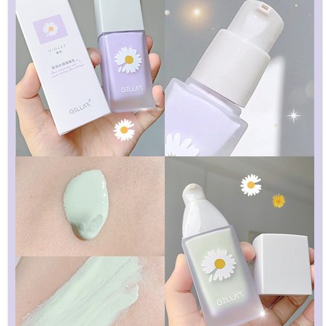 [Hàng mới về] Kem Nền Gella's 35g Chống Thấm Nước Không Gây Kích Ứng Làm Trắng Da Hiệu Quả