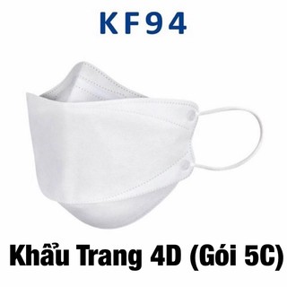 Khẩu trang 4d kf94 ct mask khẩu trang 4 lớp