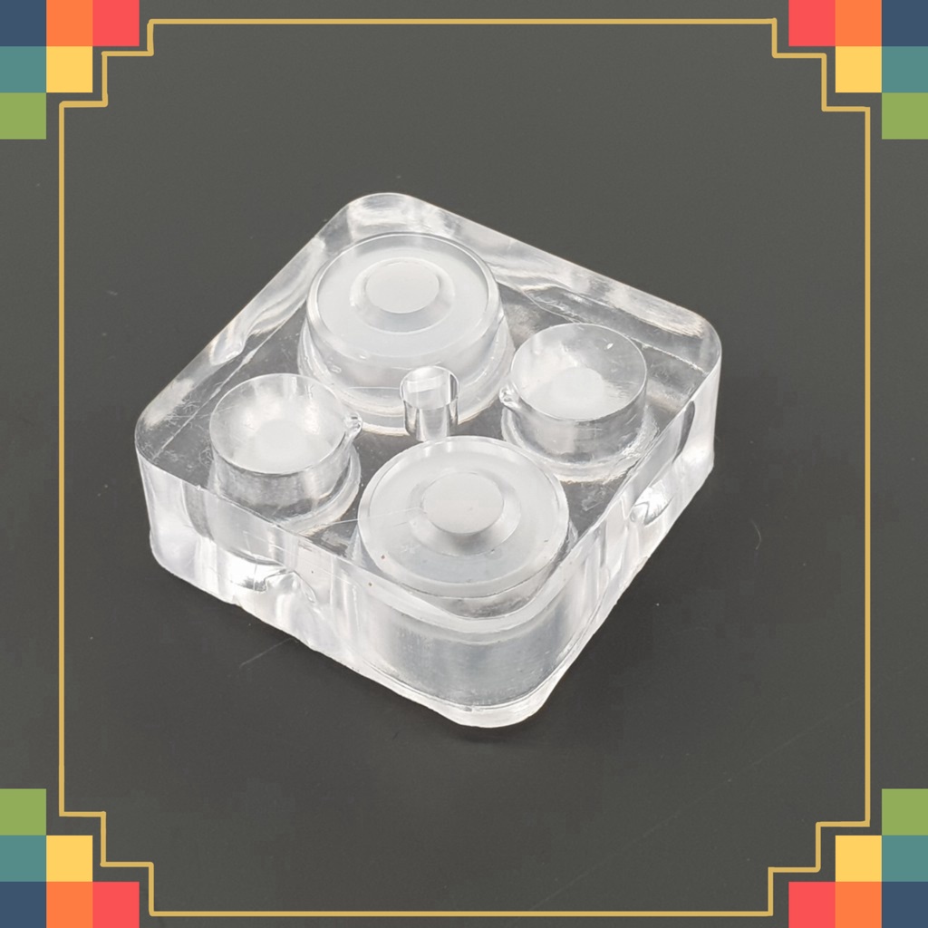 Đế mica 4 lỗ 💗FREESHIP💗Đựng hũ mực xăm-Đế Mực /scosmetic68