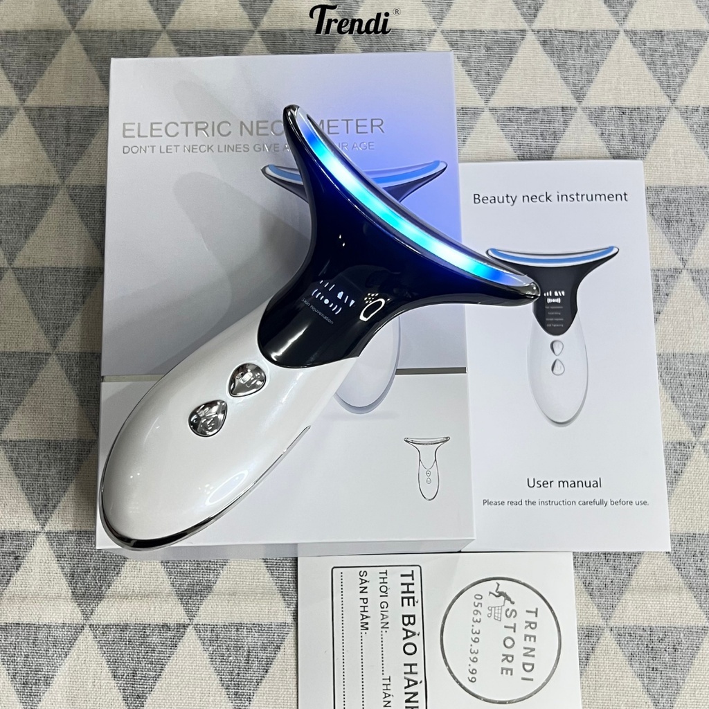 Máy Đẩy Tinh Chất Massage Nâng Cơ Mặt Kết Hợp Điện châm EMS 4D KOREA Xóa Nếp Nhăn Và Trẻ Hóa Làn Da