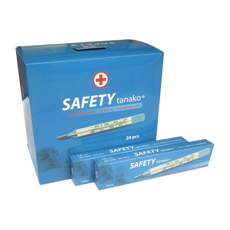 Nhiệt kế thủy ngân Safety (tanako) H24 cái