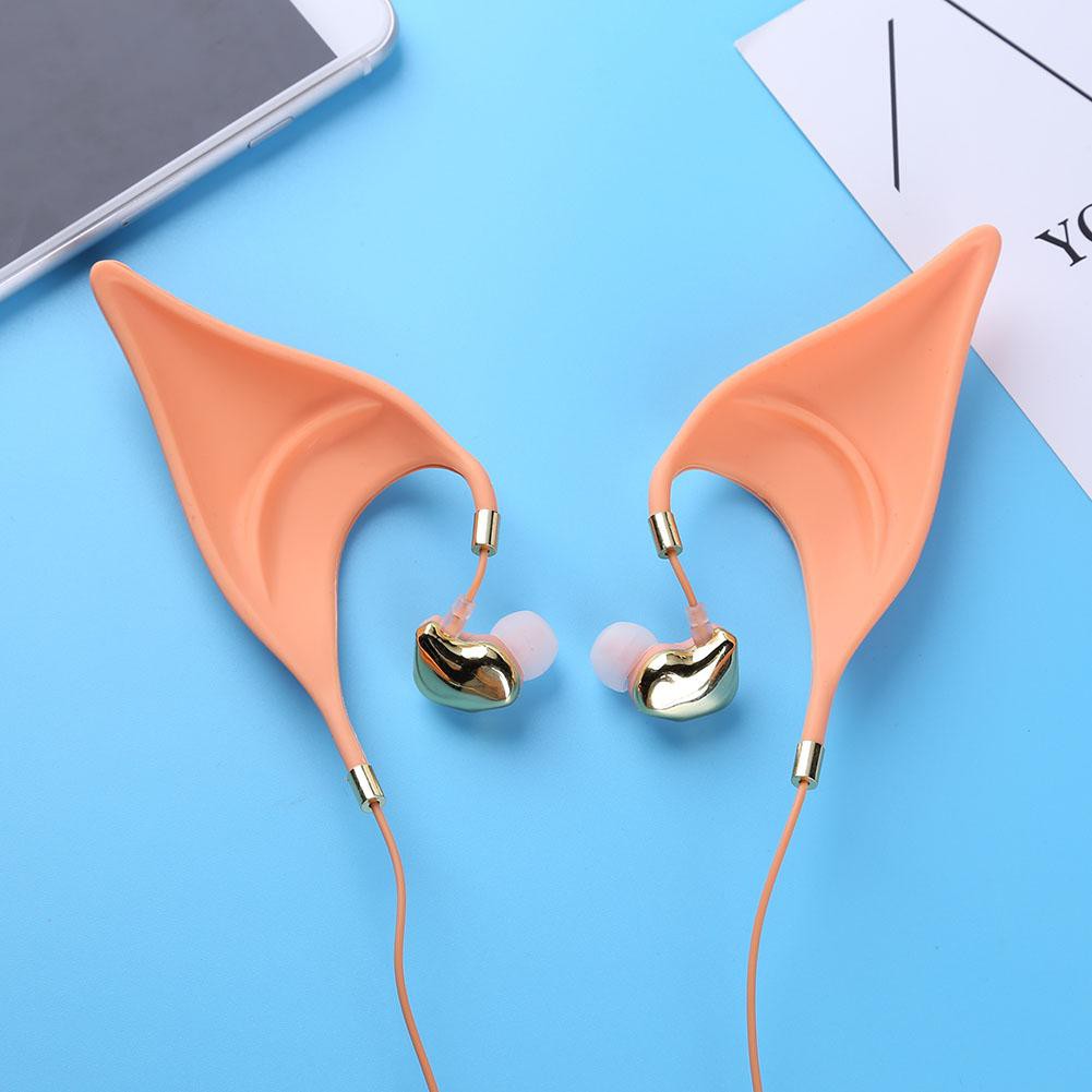 Tai nghe nhét tai phối hình tai yêu tinh Silicone chuyên dụng hóa trang Halloween | BigBuy360 - bigbuy360.vn