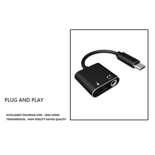 USB Type C Audio Adapter Type-C to 3.5mm Jack Earphone Audio Converter Cable