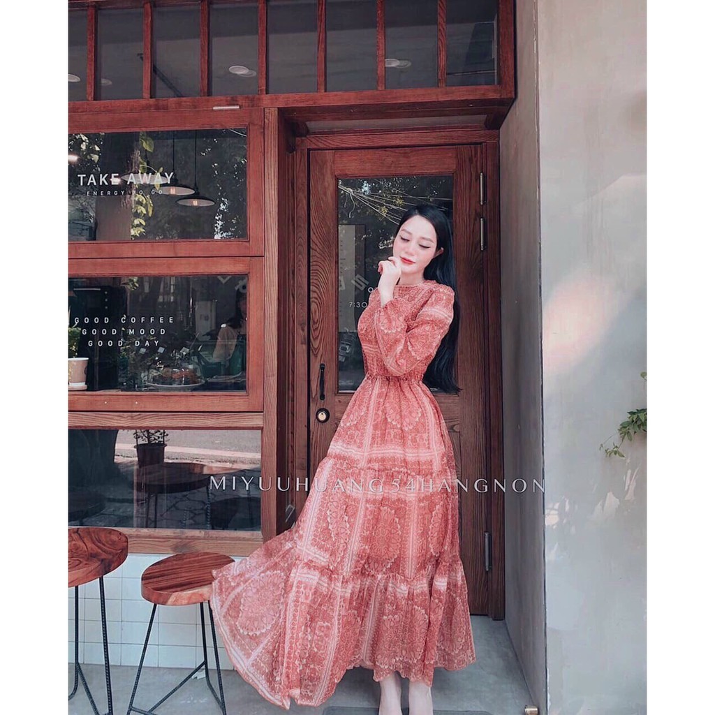 ĐẦM MAXI HOẠ TIẾT | BigBuy360 - bigbuy360.vn