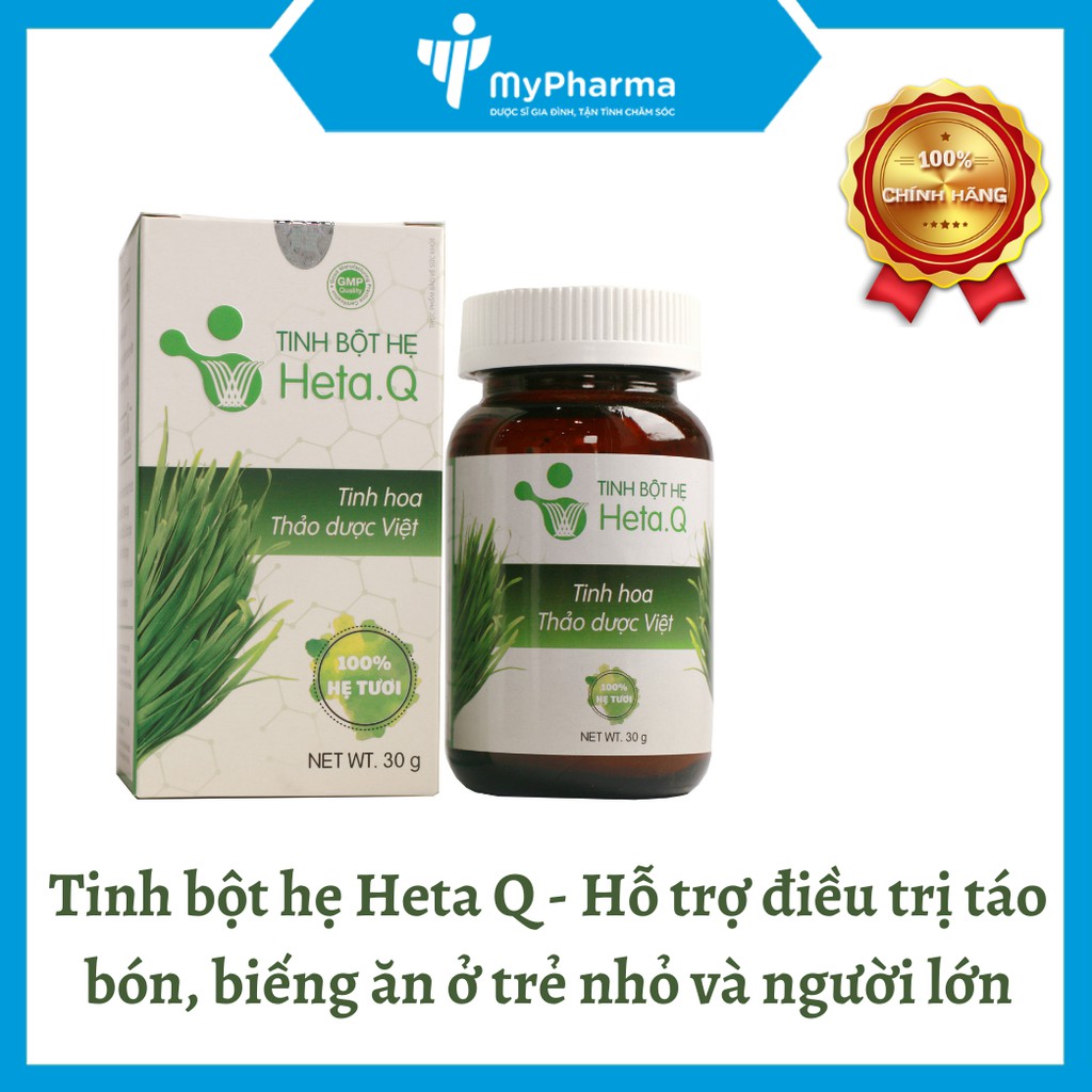 Tinh bột hẹ Heta Q - Hỗ trợ điều trị táo bón, biếng ăn ở trẻ nhỏ và người lớn