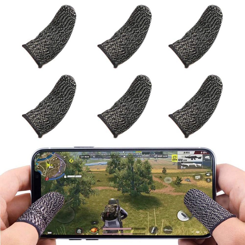 Set 6 Bao Ngón Tay Hỗ Trợ Chơi Game Pubg Trên Điện Thoại