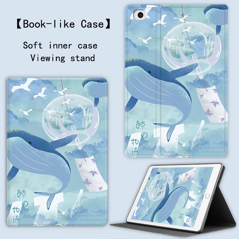 Bao da chống rơi có ngăn bút thích hợp cho Ipad Air4 10.9inch 8 7th 10.2inch Pro11 2021 Air3 2018 9.7-inch 10.5-inch