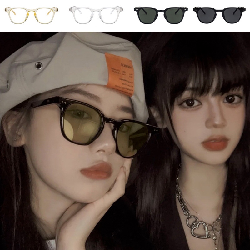 Kính râm gọng vuông phong cách hàn quốc thời trang cho nam / nữ