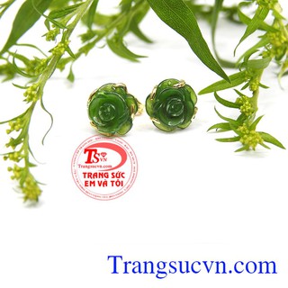 Hoa tai ngọc cẩm thạch