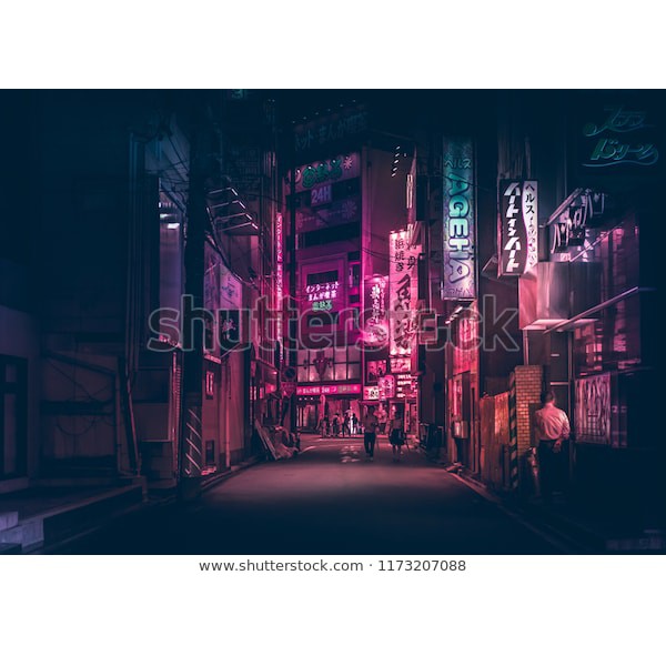 Tranh lụa 3d Đường Phố Nhật Bản ĐPNB-11