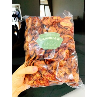 chuối sứ sấy giòn.