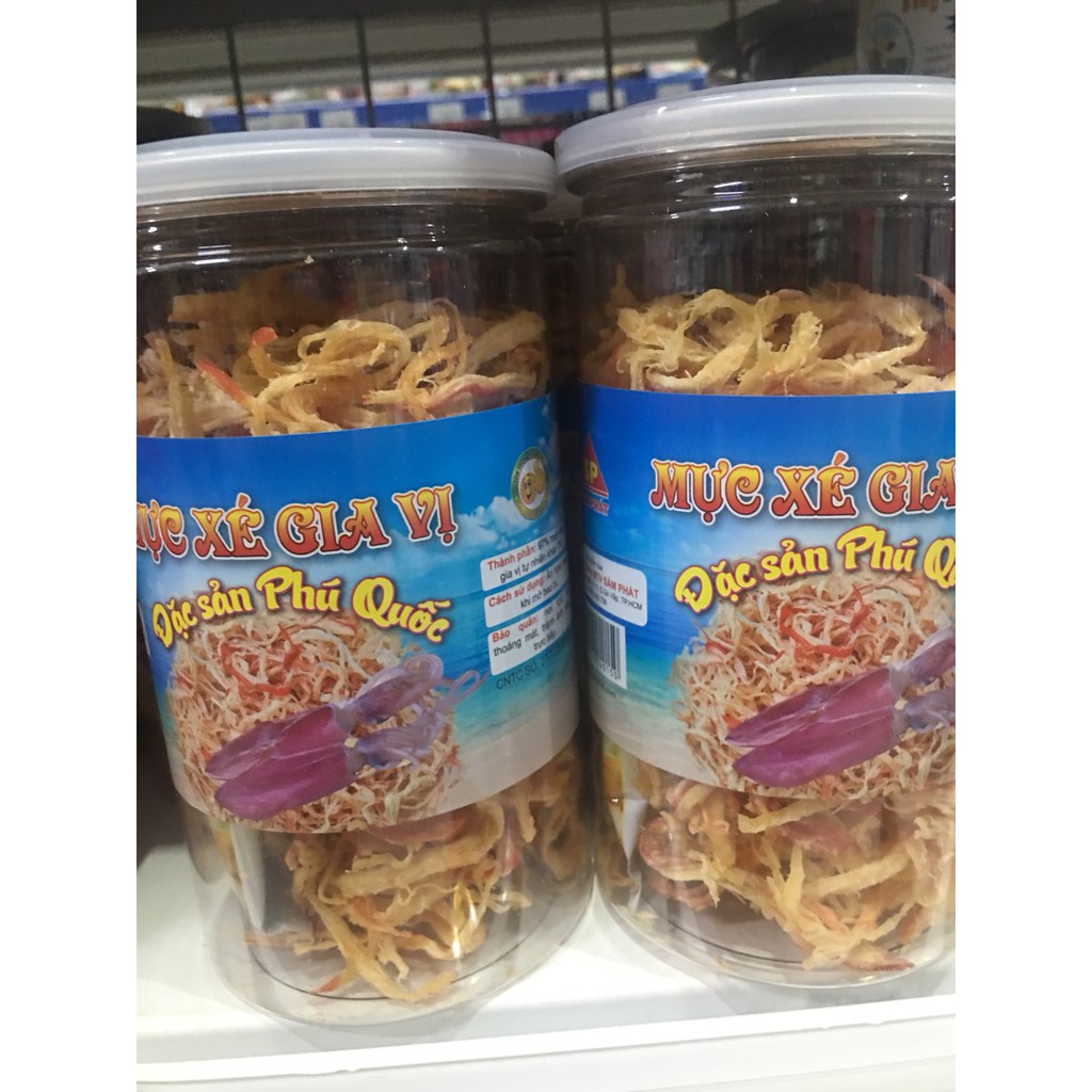 Mực xé gia vị đặc sản mực Phú Quốc hủ 100g | BigBuy360 - bigbuy360.vn