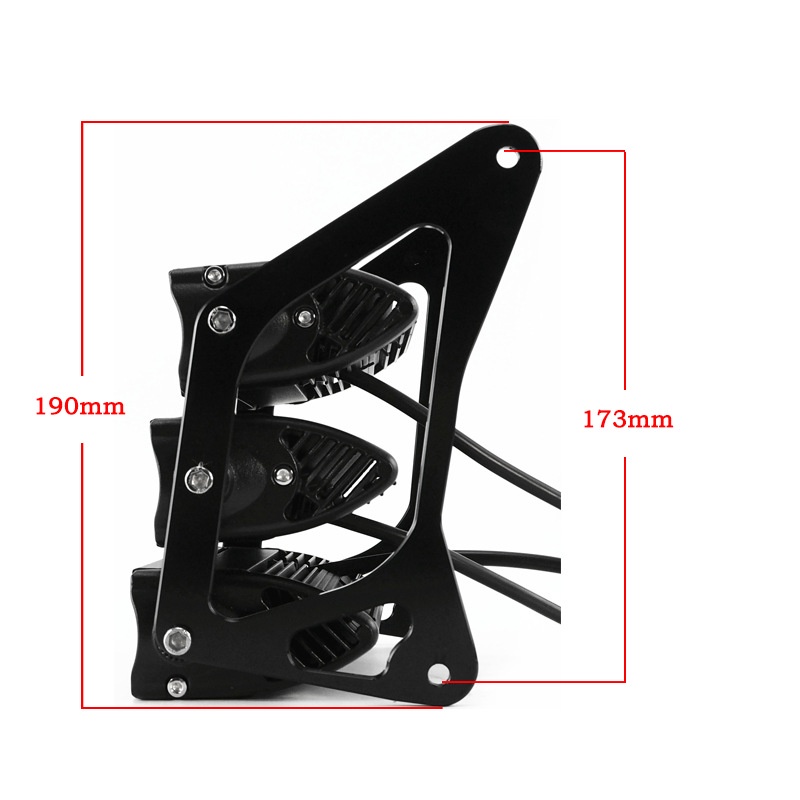 Đèn 3 pha MSX pat carbon cao cấp ánh sáng 3000K và 6000K