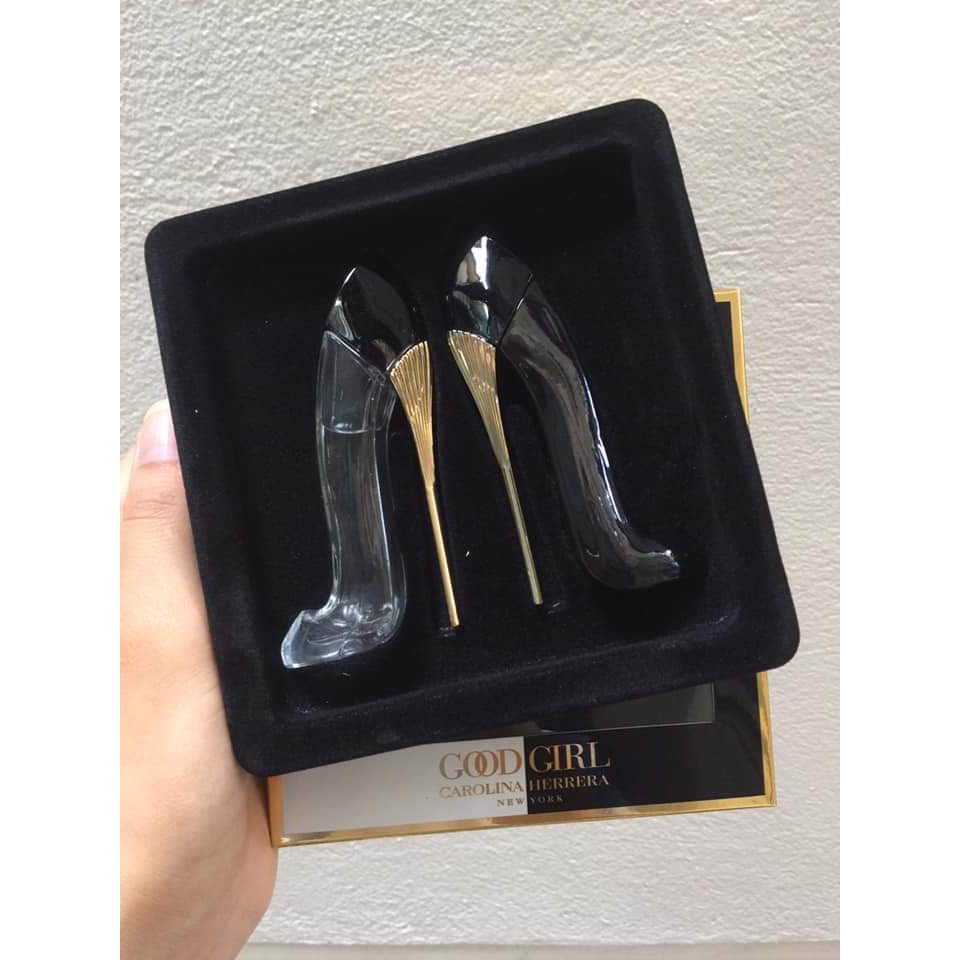 Set Nước Hoa Nữ Carolina Herrera 2 Món (Good Girl EDP 7ml + Good Girl Legere 7ml )