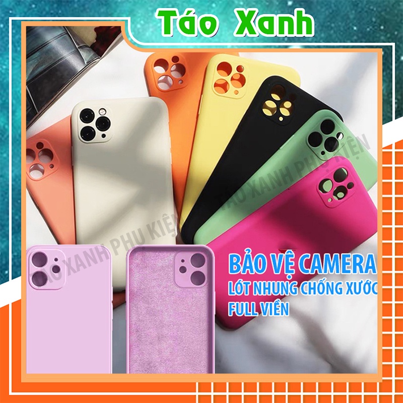 HOT Ốp Lưng Iphone CHỐNG BẨN FULL VIỀN BẢO VỆ CAMERA (Nobox)