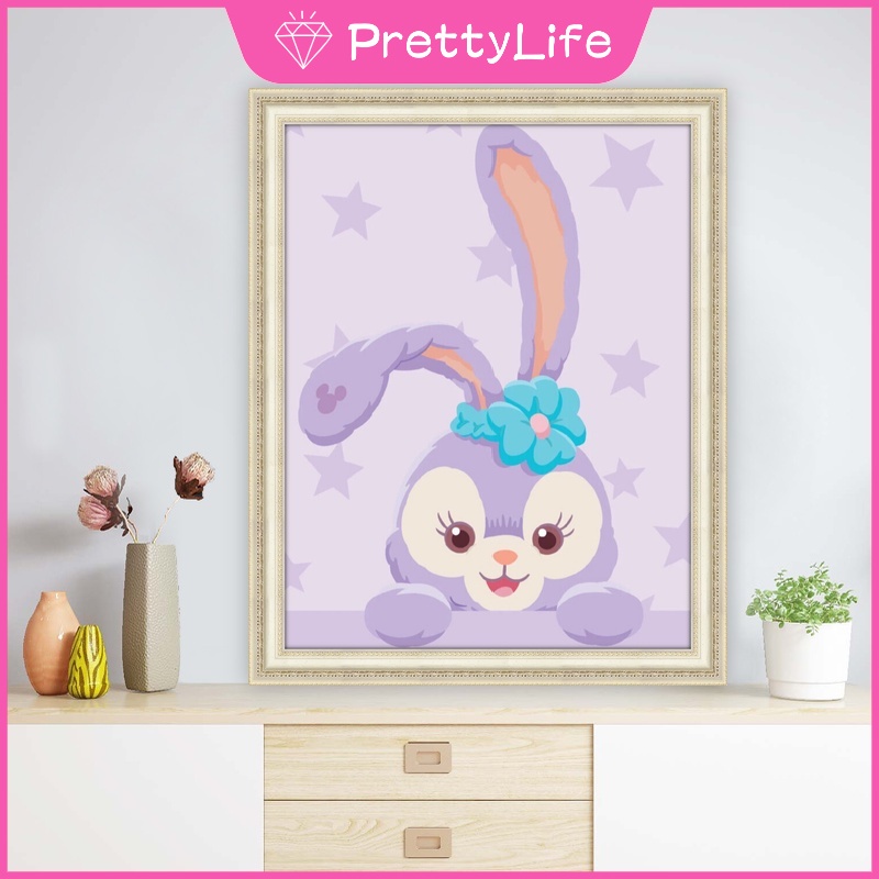 Bộ Tranh Đính Đá 5D Tự Làm 30x40cm/40x50cm Hình Mèo LinaBell Trang Trí Nhà Cửa