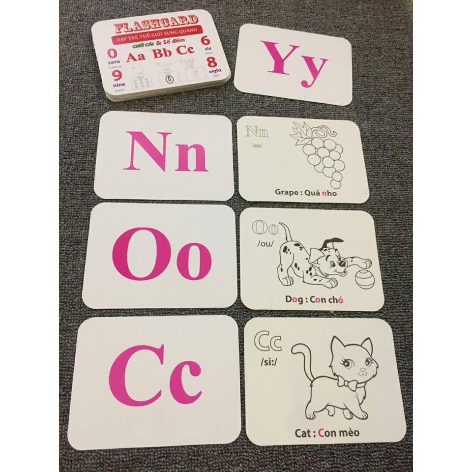 Bộ Thẻ Học Bài To Cho Bé[Giảm giá sốc]