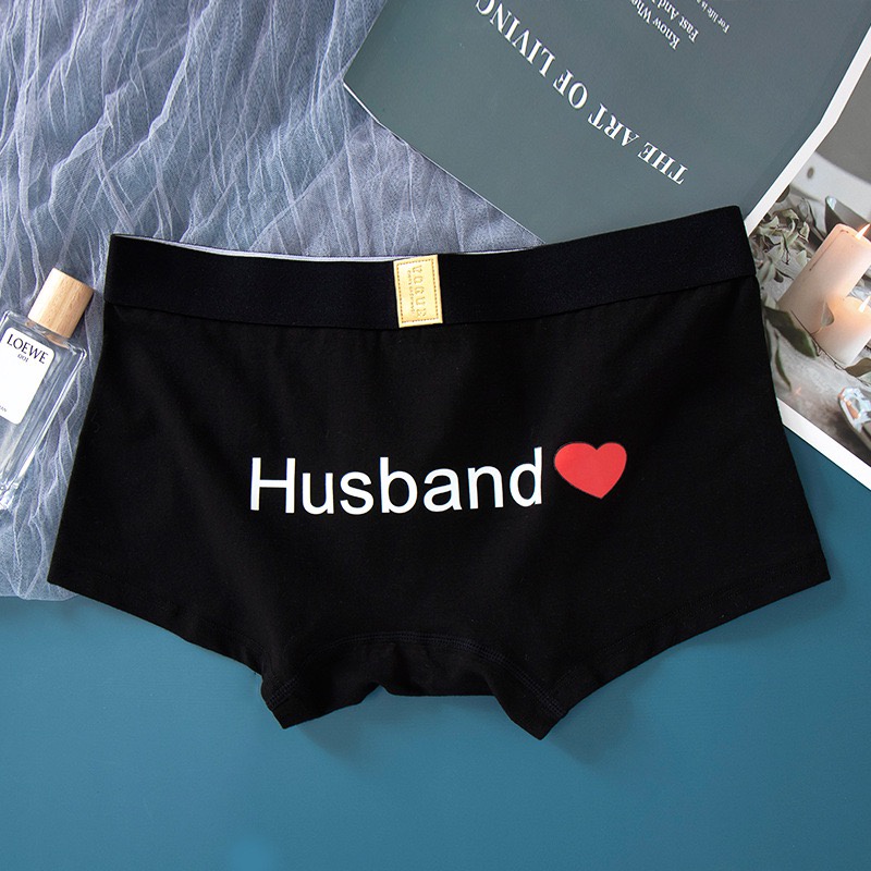 Quần Lót Đôi Cao Cấp - Quần Lót Nam Nữ Cotton Husband ❤️ Wife S95