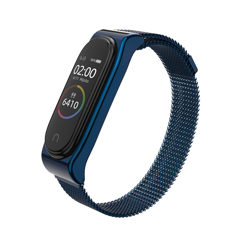 [Mã ELFLASH5 giảm 20K đơn 50K] Dây đeo Milanese loop Xiaomi miband 5 / Miband 6 - Mijobs