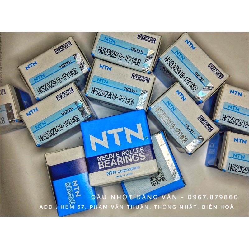 Combo bạc đạn đũa Puly NTN và nắp nồi SKF xe Air Blade 110/125 / SH VN / Lead 110/ 125/ PCX / SH mode / Vision / Click