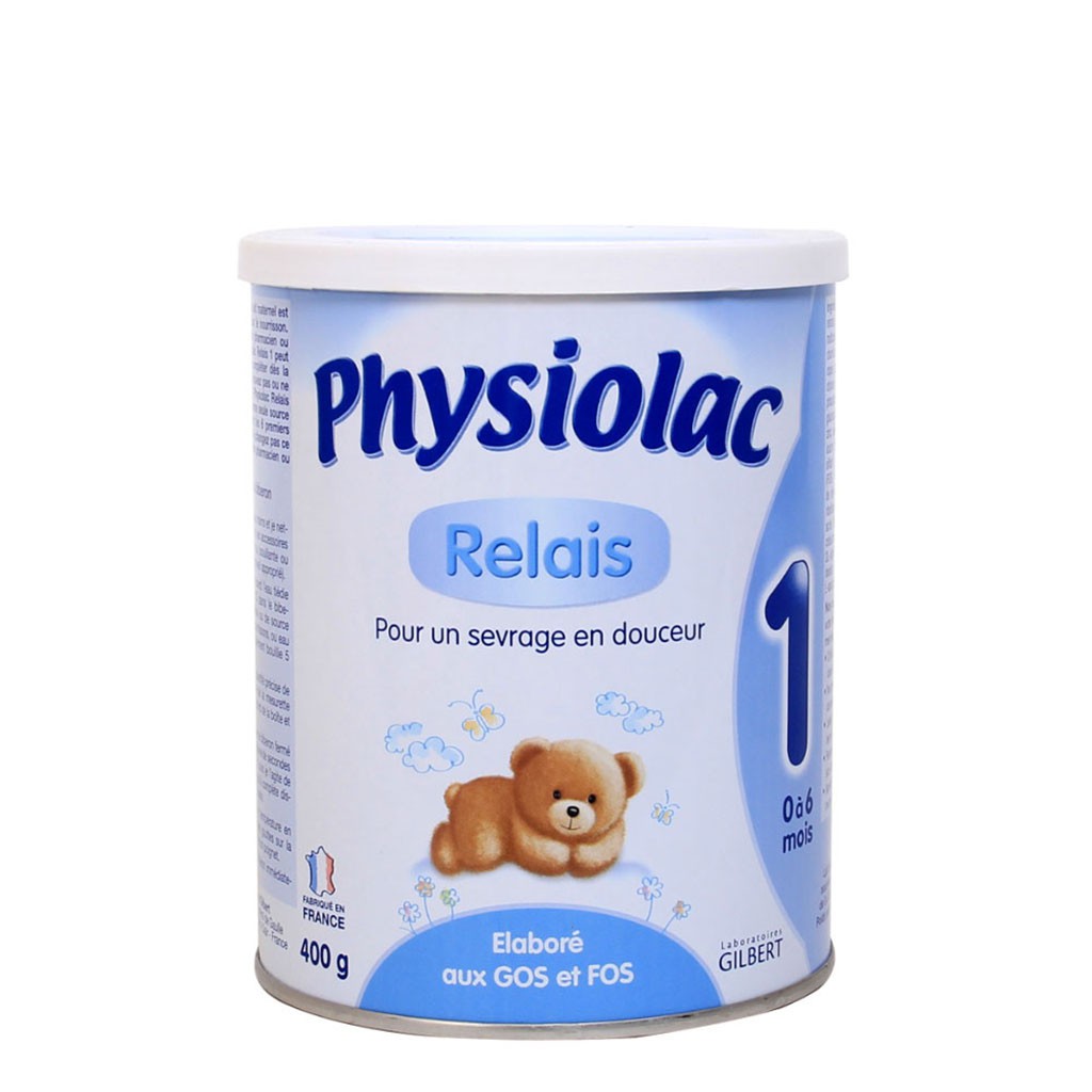 [CHÍNH HÃNG] Sữa Bột Physiolac 1 Relais Hộp 400g (Cho bé 0-6 tháng tuổi)