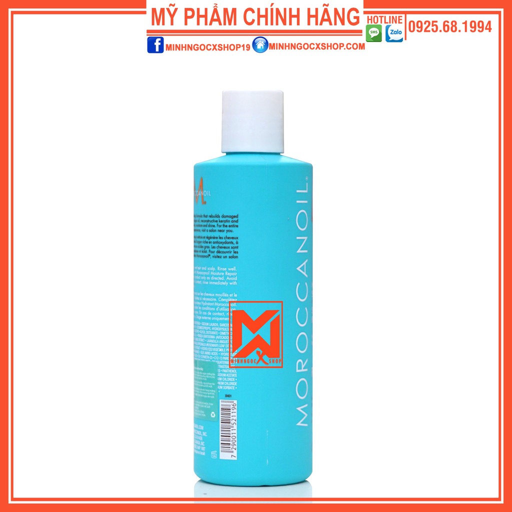 MOROCCANOIL DẦU GỘI PHỤC HỒI ĐỘ ẨM MOROCCANOIL REPAIR 250ML CHÍNH HÃNG