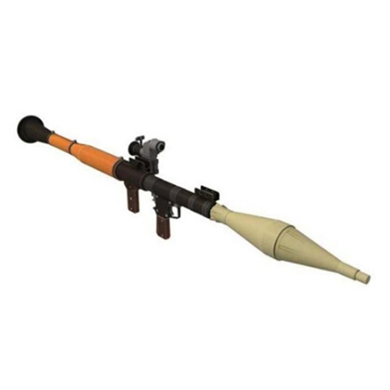 HBVN belle 1/1 Scale RPG-7 Rocket Bazooka Launcher 3D Paper Craft Model Puzzle Kit To modish