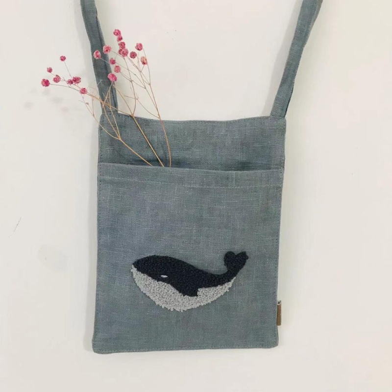 Hộp Đựng Đồ Hai Ngăn Treo Cạnh Giường Dễ Thương Sắp Xếp Gọn Gàng Cho Bệnh Viện / Cắm Trại / Phòng