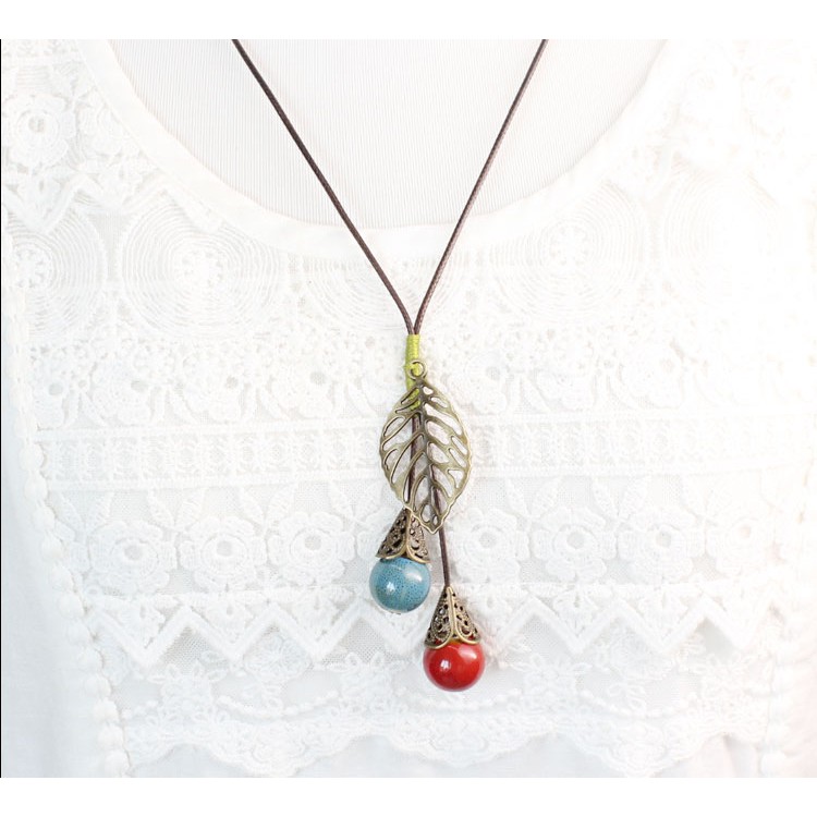 Dây chuyền Handmade gốm sứ - TS-0126